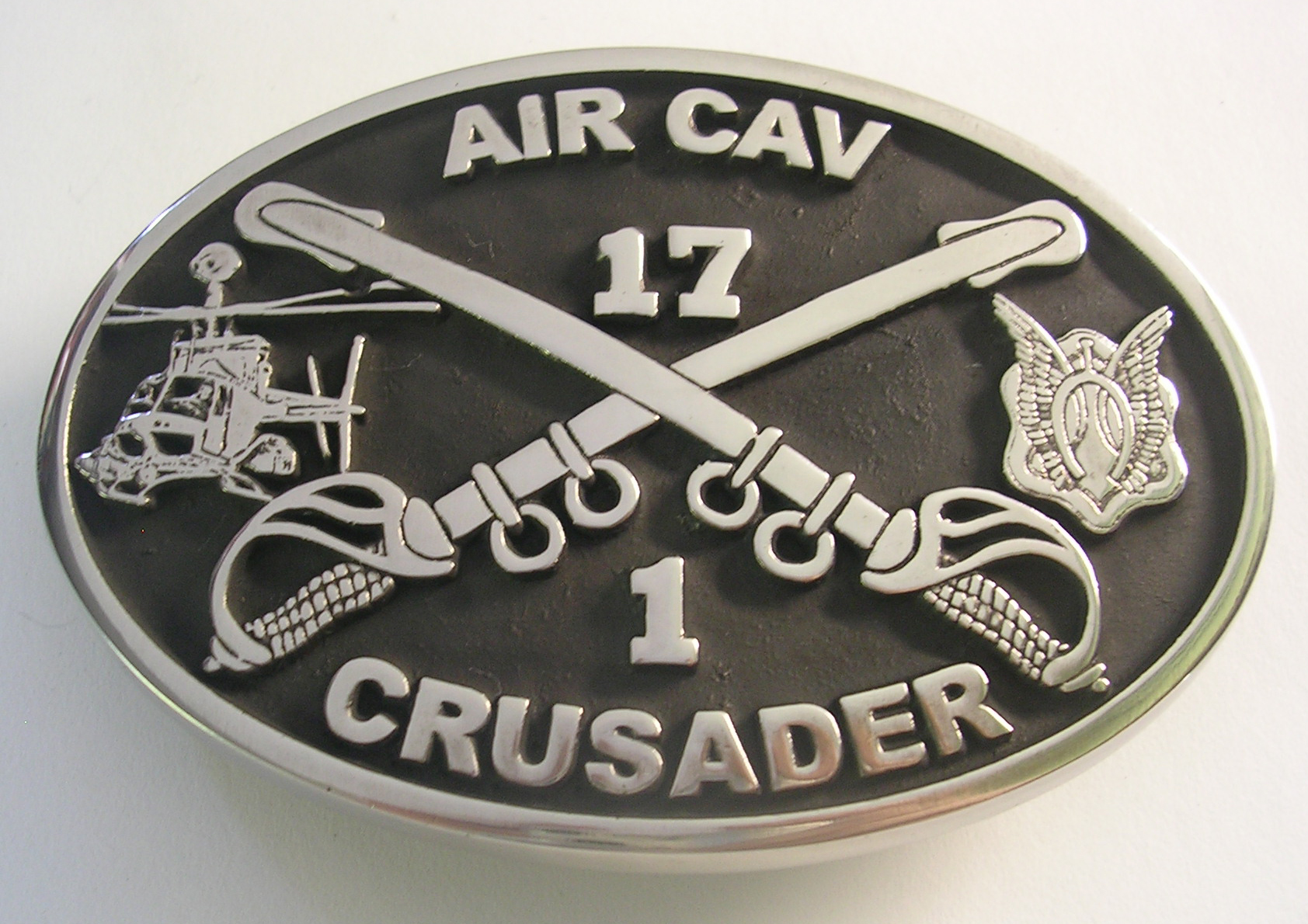  1-17 Crusader Belt Buckle