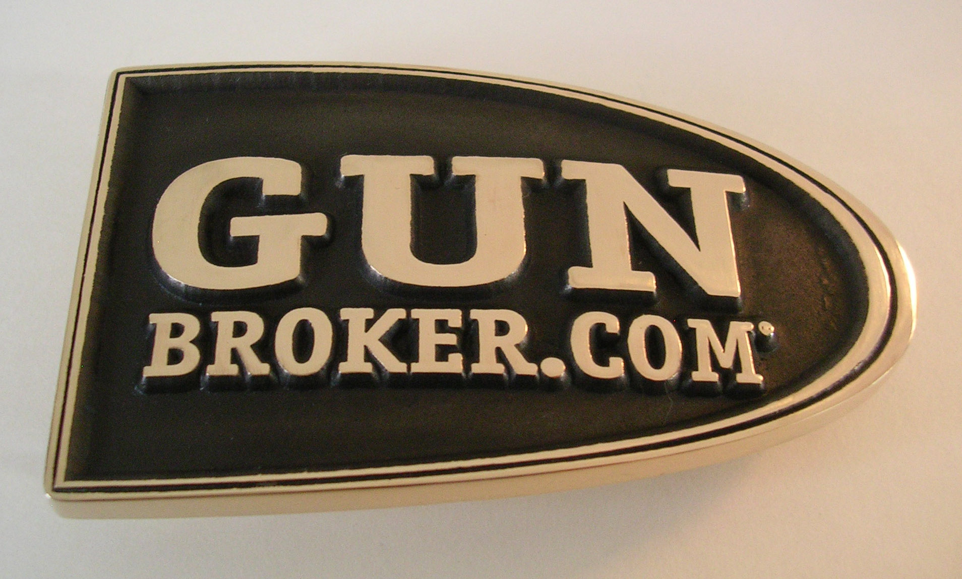 Gun Broker.com Belt Buckle
