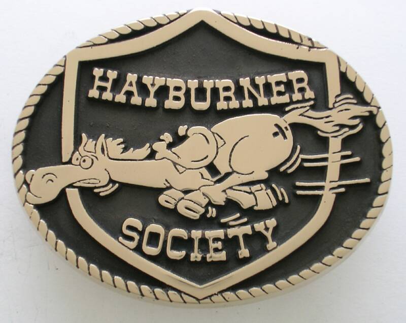 Hayburner Society Buckle