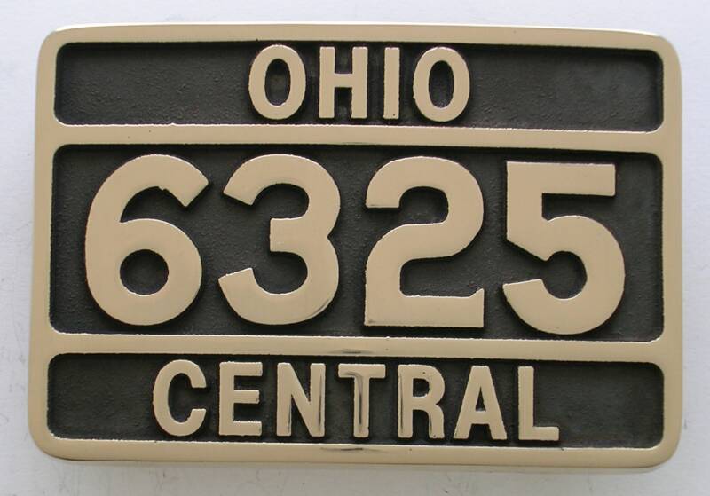 Ohio Central Railroad Belt Buckle
