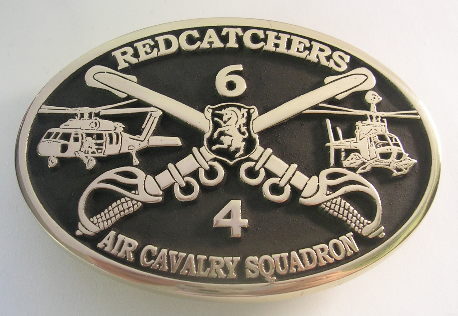 RedCatchers Air Cavalry Squadron Belt Buckle