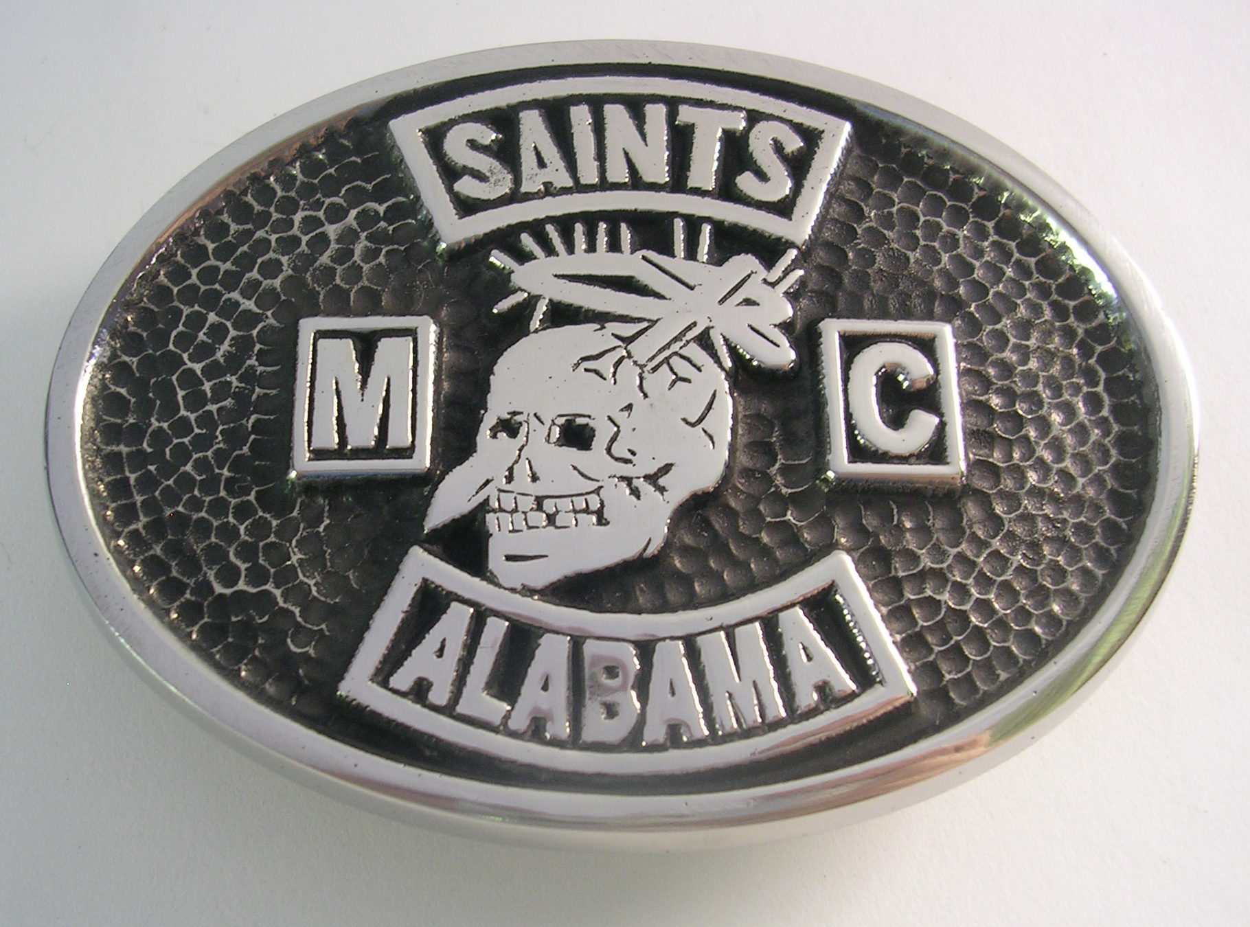 Saints Motorycycle Club Belt Buckle