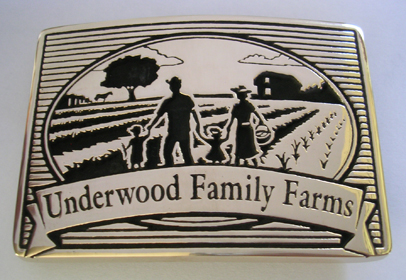 Underwood Family Farms Belt Buckle