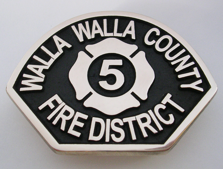 Walla Walla County Fire Buckle
