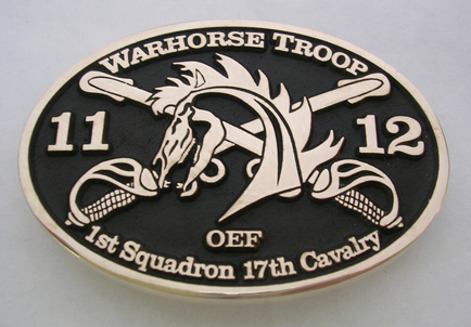Warhorse Troop buckle