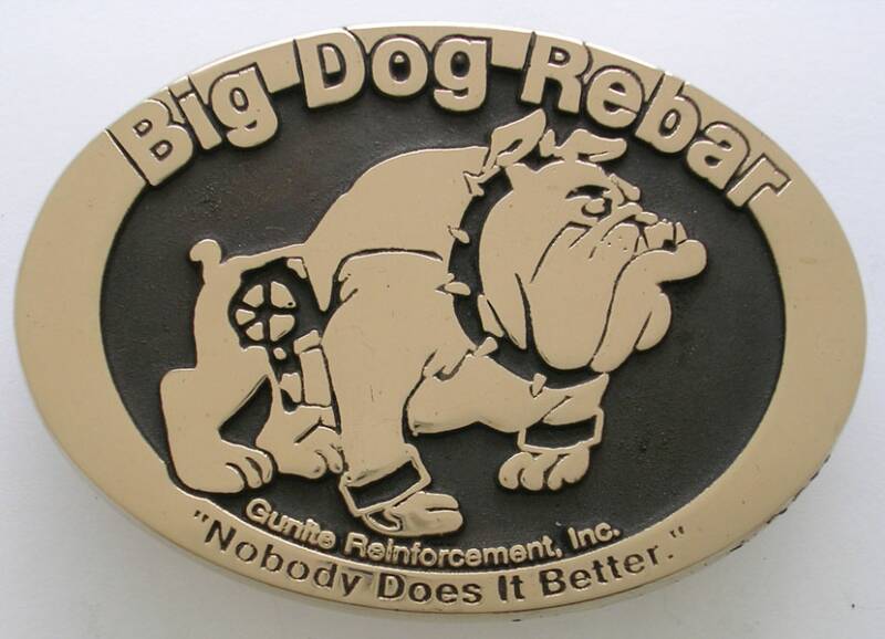 Custom Belt Buckle Big Dog Rebar