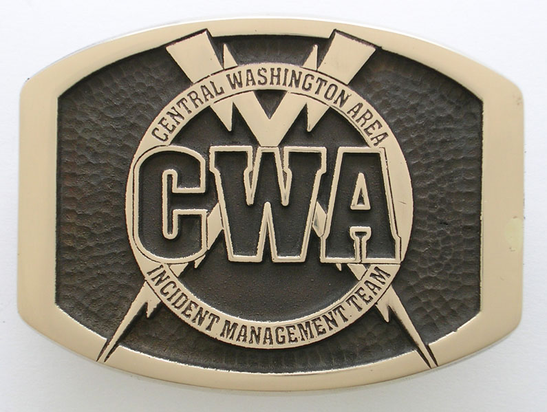 Central Washington Incident Management Buckle