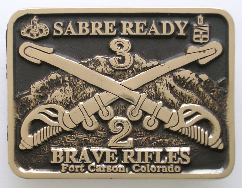 Fort Carson Buckle