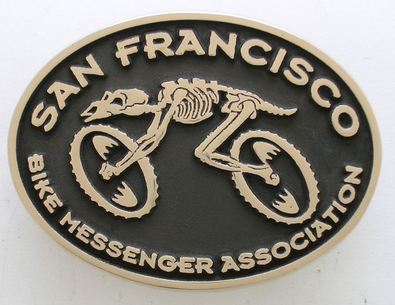 San Francisco ZBike Messenger Belt Buckle