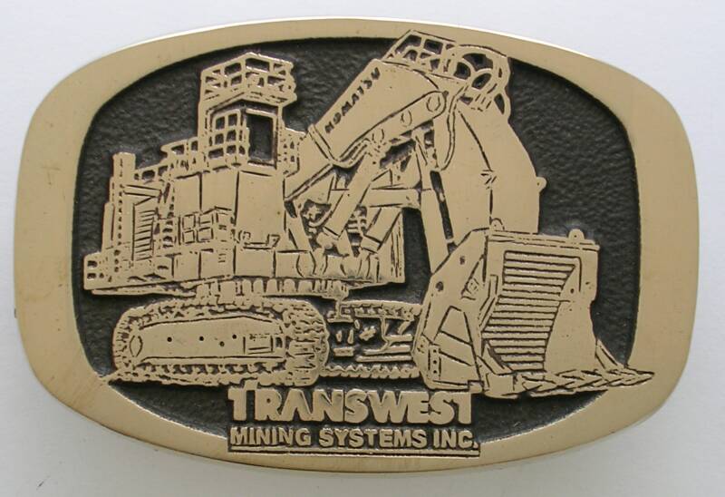 Custom Transwest Mining Systems Buckle